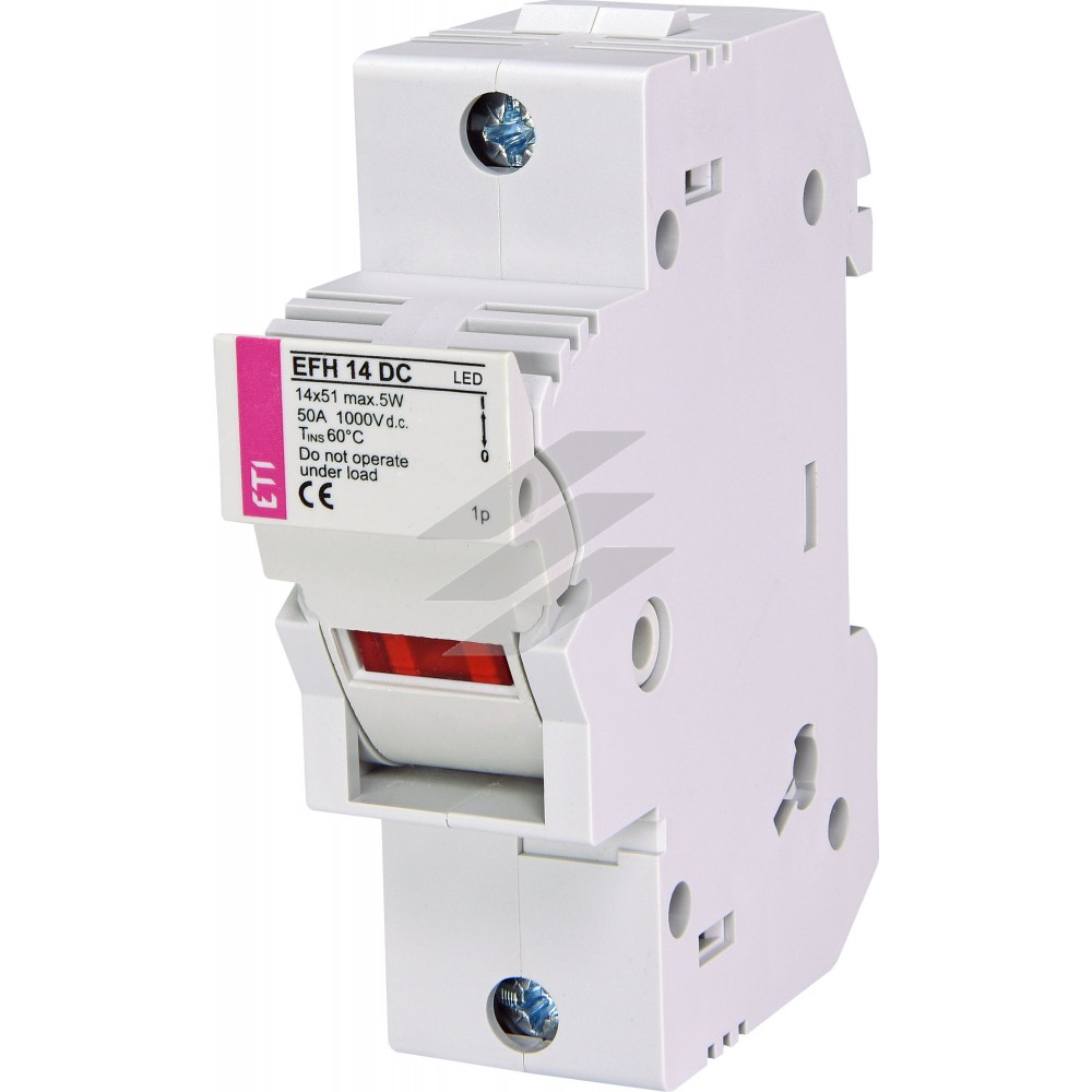 Роз'єднувач для запобіжників EFH 14 1P-LED 50A 1000V DC, ETI