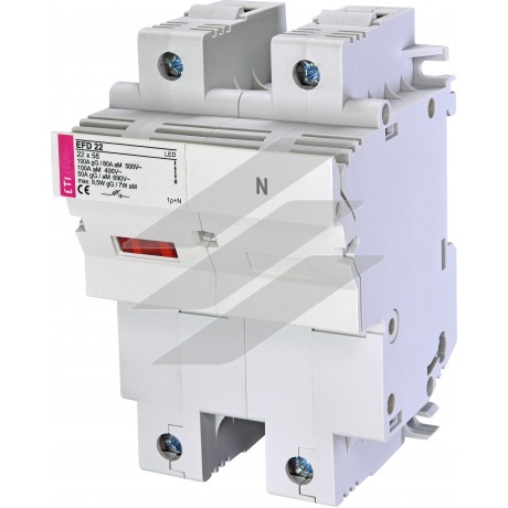 Роз'єднувач для запобіжників EFD 22 LED 1P+N, ETI