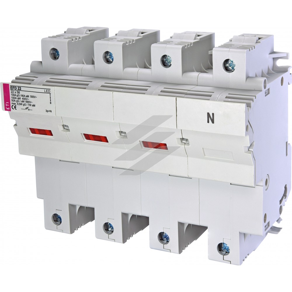 Роз'єднувач для запобіжників EFD 22 LED 3P+N, ETI