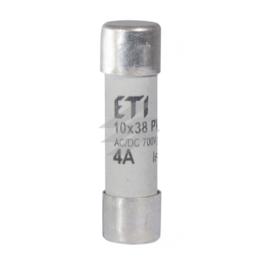 Запобіжник типу CH 10x38 хар-ка gR-PV 4А 700V (30kA), ETI