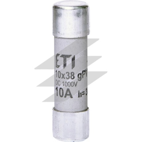 Запобіжник типу CH 10x38 хар-ка gPV 10A 1000V (30kA), ETI