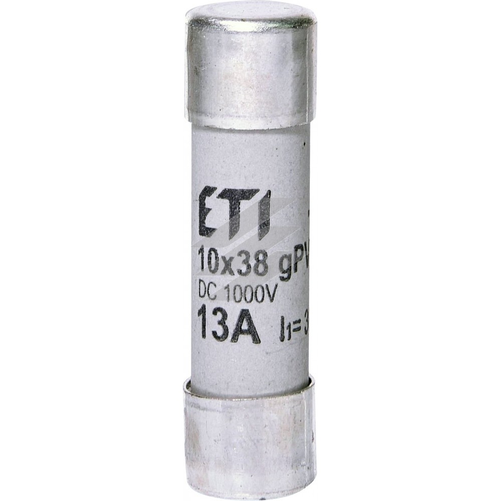 Запобіжник CH 10x38 gPV 13A 1000V (30kA) ETI Запобіжник CH 10x38 gPV 13A 1000V (30kA) ETI