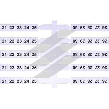 Маркувальна табличка EO3 символ-21-30.200шт, ETI