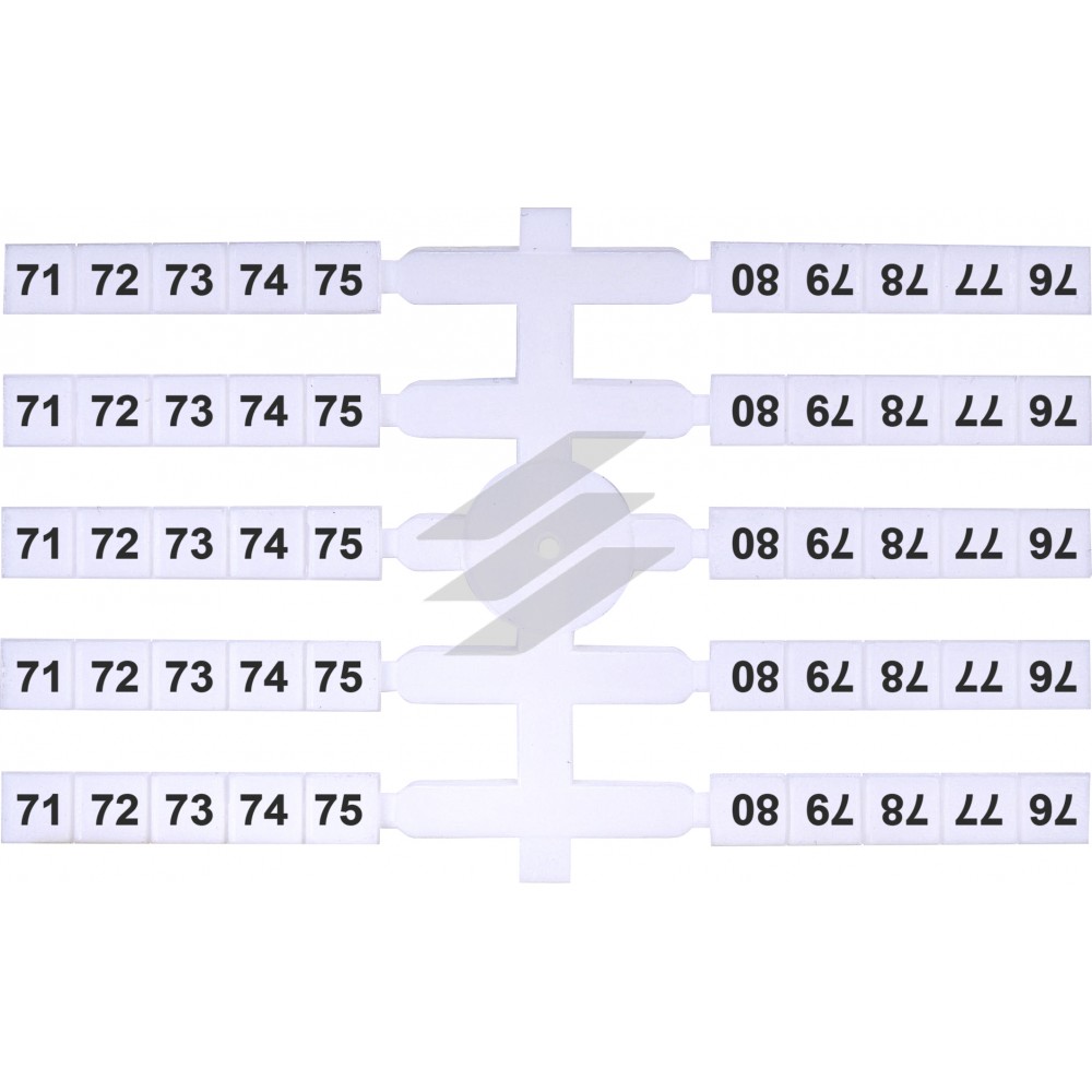 Маркувальна табличка EO3 символ-71-80.200шт, ETI
