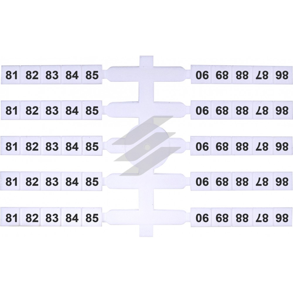 Маркувальна табличка EO3 символ-81-90.200шт, ETI