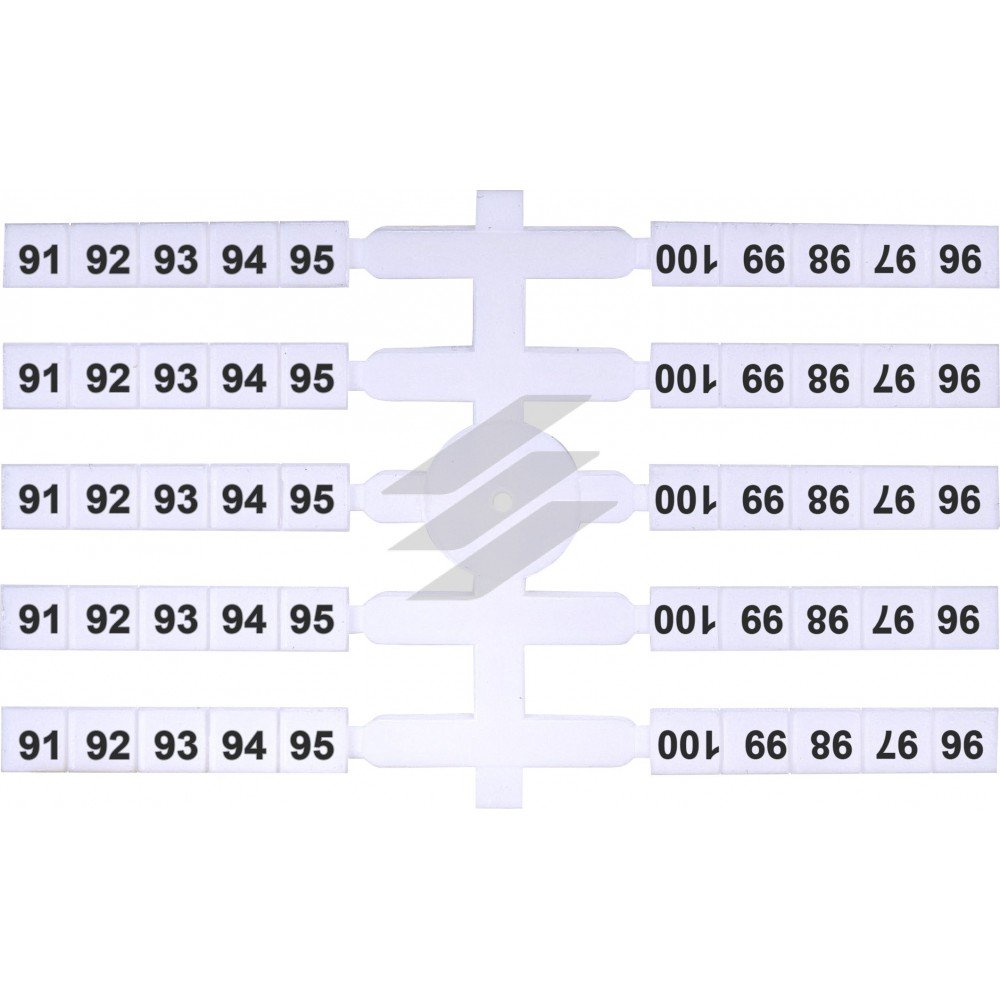 Маркувальна табличка (200шт.) EO3 (91-100), ETI Маркувальна табличка (200шт.) EO3 (91-100), ETI