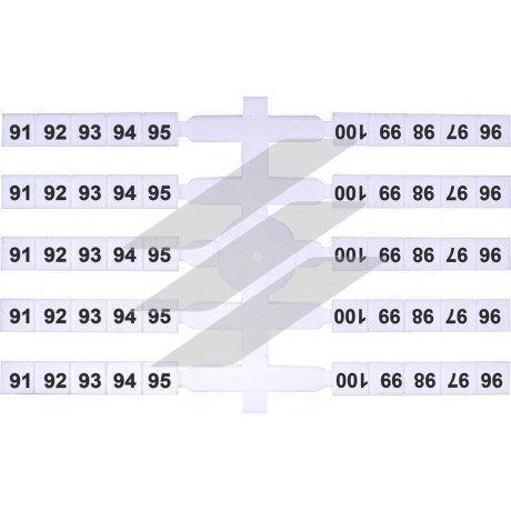 Маркувальна табличка (200шт.) EO3 (91-100), ETI