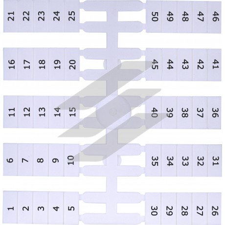 Маркувальна табличка EO4 символ-1-50.200шт, ETI