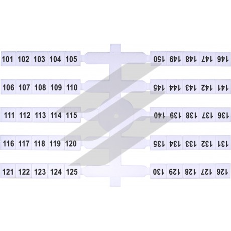 Маркувальна табличка EO3 символ-101-150.200шт, ETI