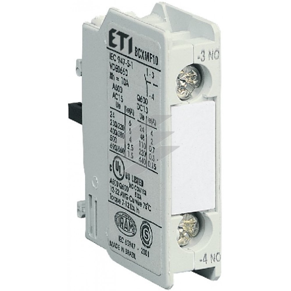 Блок-контакт BCXMFRE 01 (1NC) (фронт. запізненням), ETI