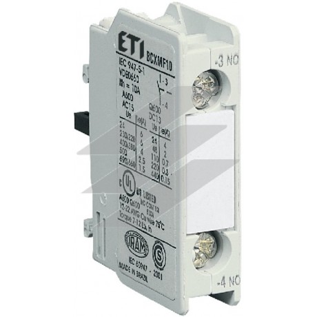 Блок-контакт BCXMFRE 01 (1NC) (фронт. запізненням), ETI