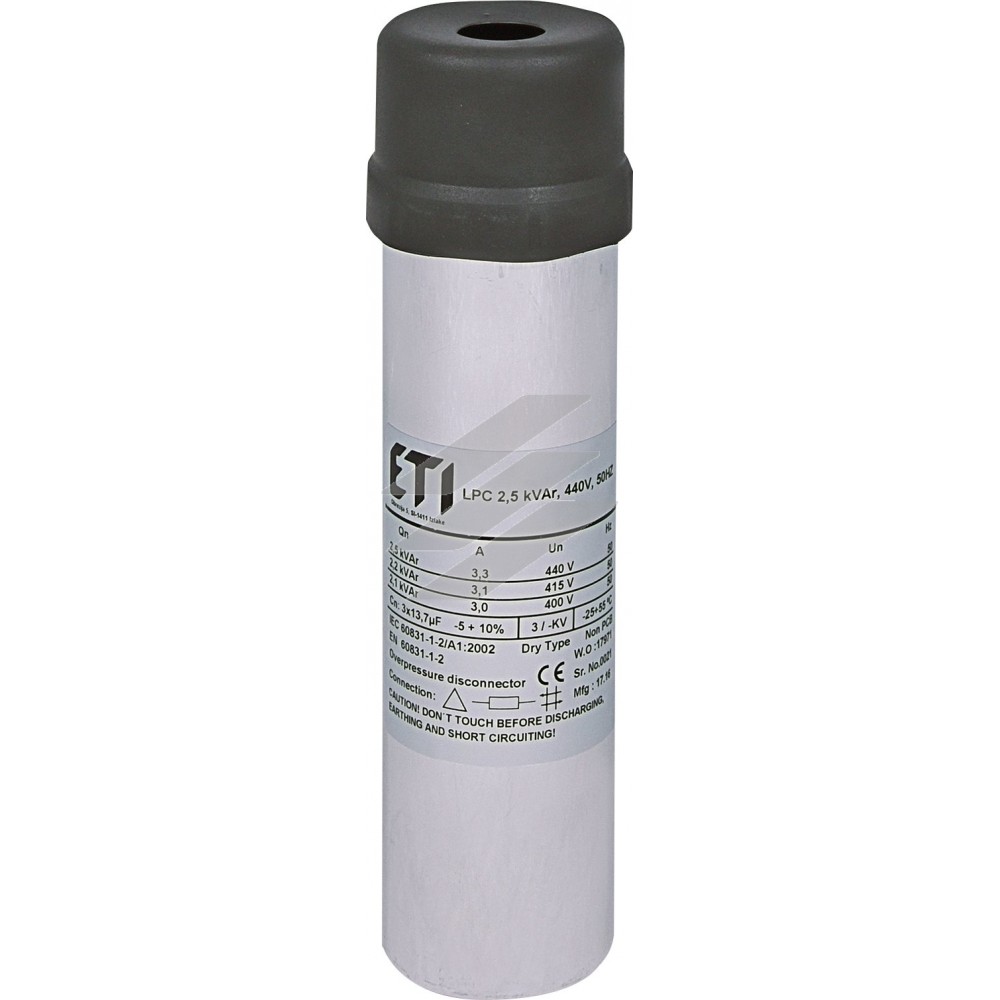 Конденсаторна батарея LPC 2.5kVAr (440V), ETI