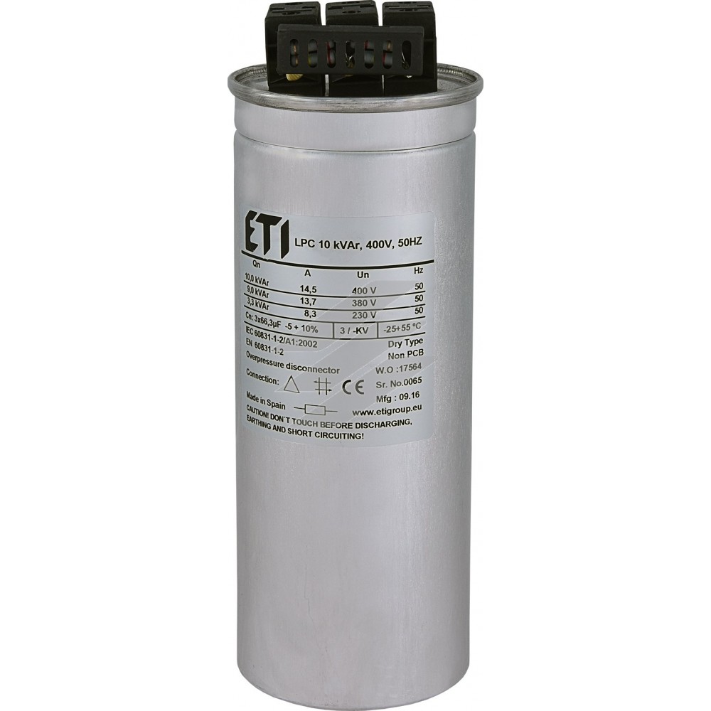 Конденсаторна батарея LPC 10kVAr (400V), ETI