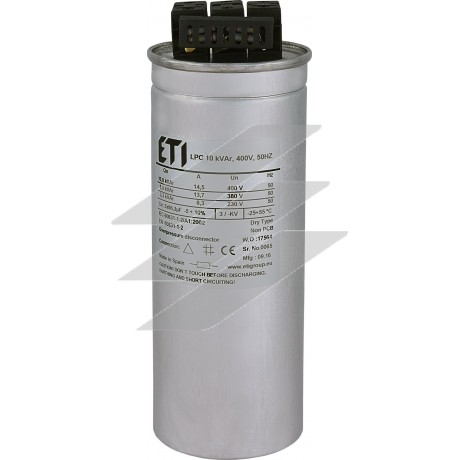 Конденсаторна батарея LPC 10kVAr (400V), ETI