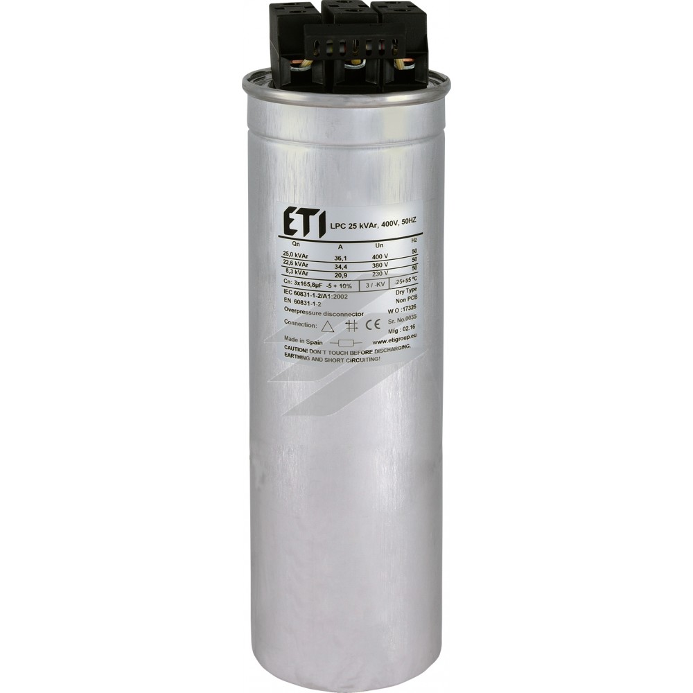 Конденсаторна батарея LPC 25kVAr (400V), ETI