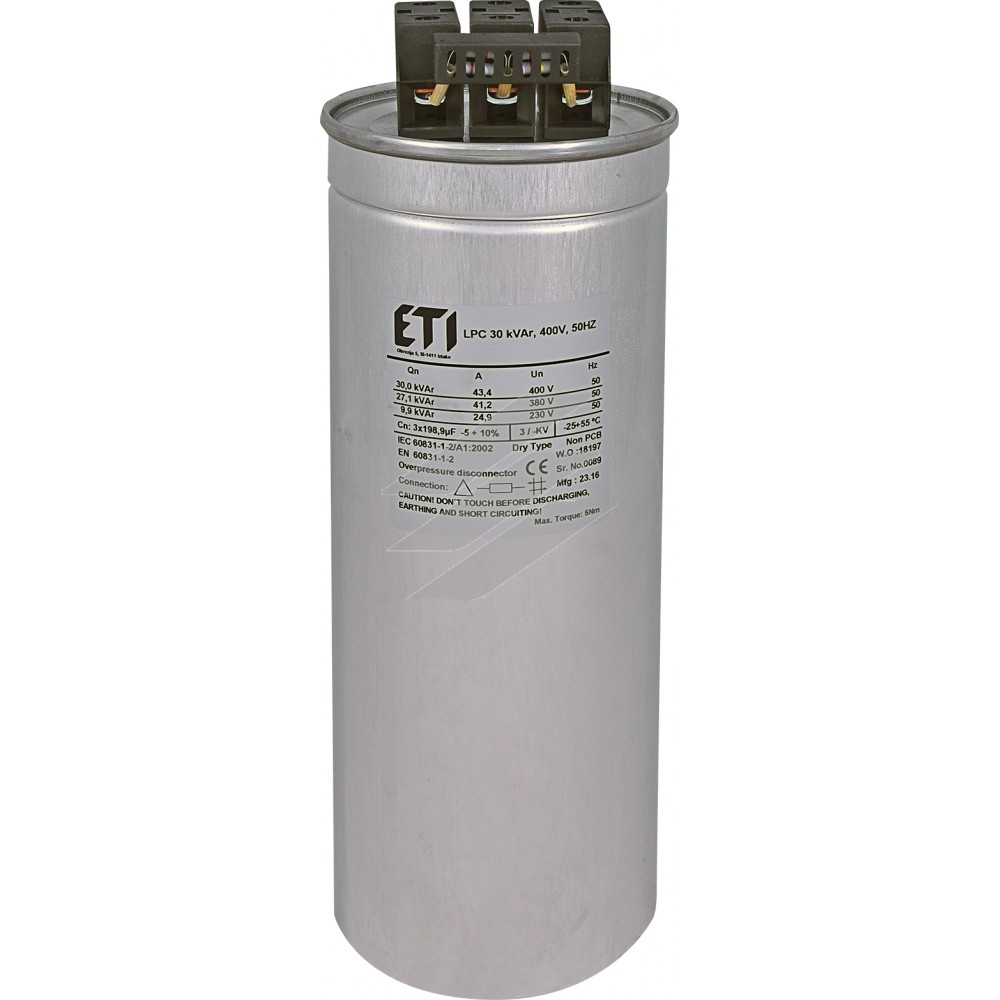 Конденсаторна батарея LPC 30kVAr (400V), ETI