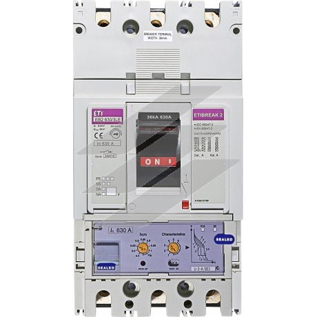 Автоматичний вимикач EB2 630/3LE 3P 630А 36кА, ETI