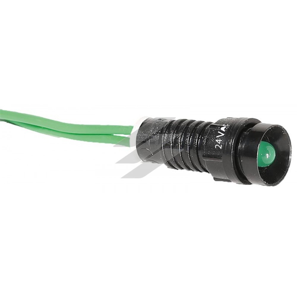 Лампа сигнальна LS LED 5 G 24 (5мм, 24В AC, зелена), ETI