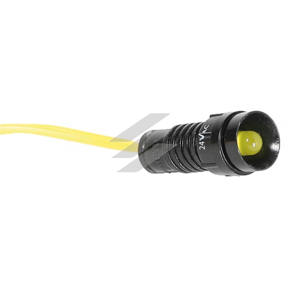 Лампа сигнальна LS LED 5 Y 24 (5мм, 24В AC, жовта), ETI