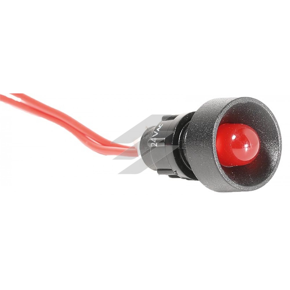Лампа сигнальна LS LED 10 R 24 (10мм, 24В AC, червона), ETI