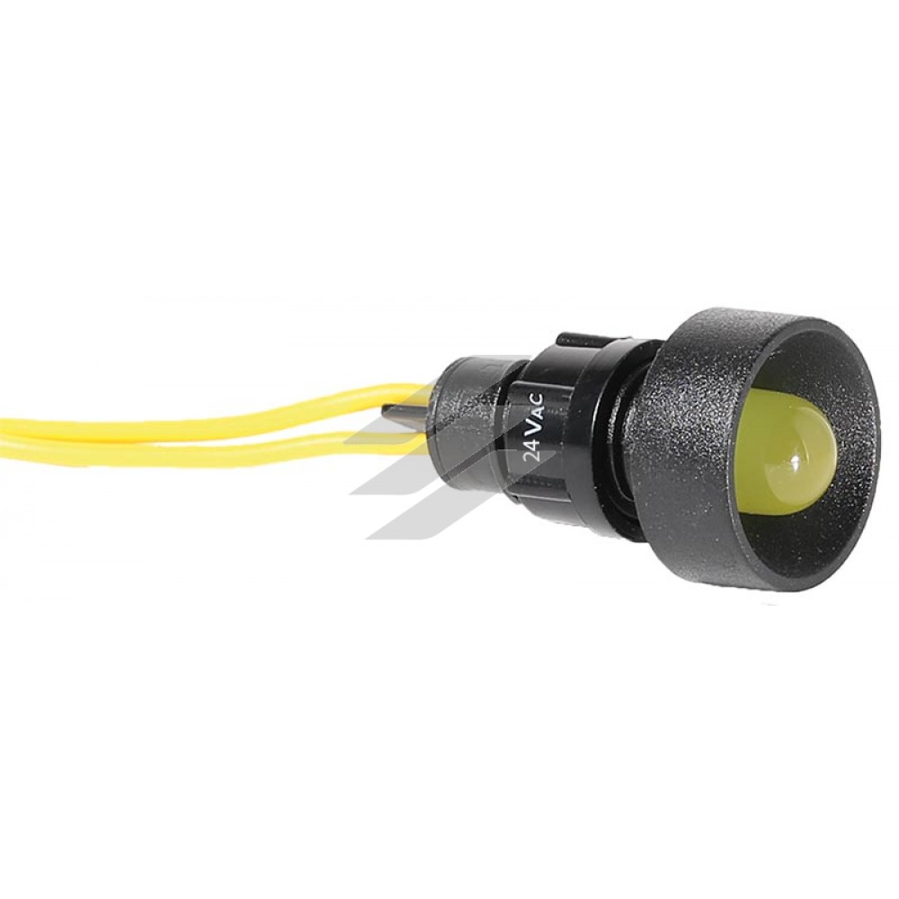 Лампа сигнальна LS LED 10 Y 24 (10мм, 24В AC, жовта), ETI