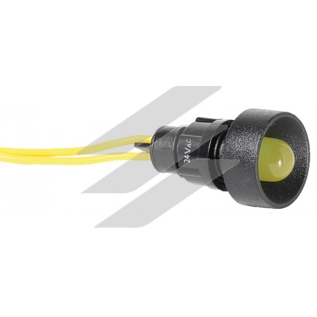Лампа сигнальна LS LED 10 Y 24 (10мм, 24В AC, жовта), ETI