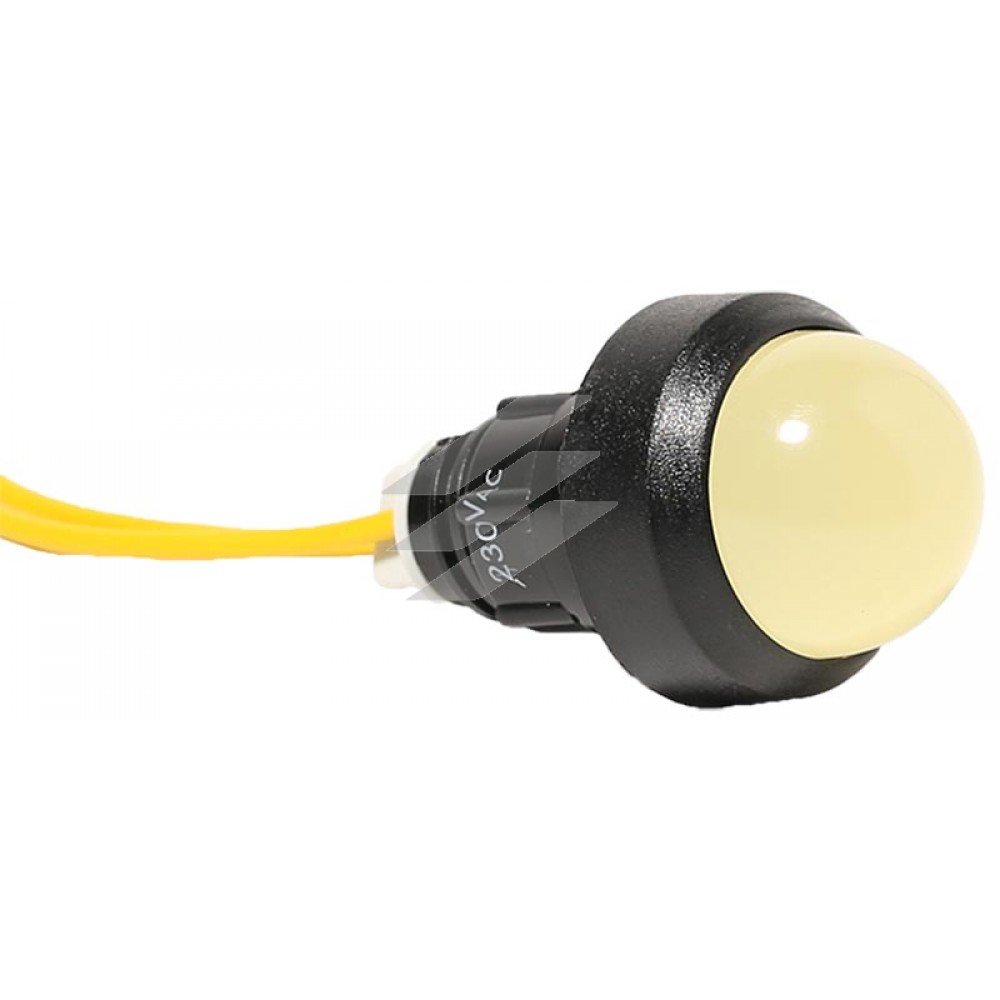 Лампа сигнальна LS LED 20 Y 230 (20мм, 230V AC, жовта) ETI