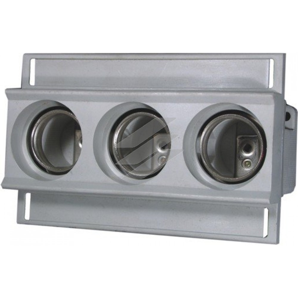 Тримач запобіжника EZN 25/3+ZP 3P (DII, Е27), ETI
