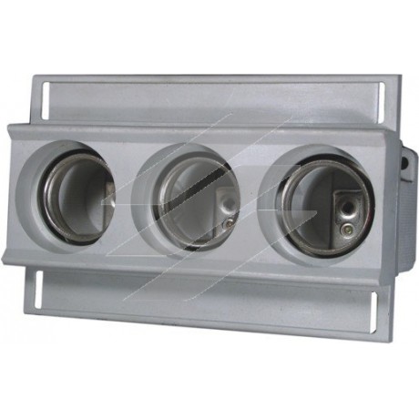 Тримач запобіжника EZN 25/3+ZP 3P (DII, Е27), ETI