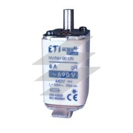 Запобіжник M000UQU-N/40A 690V gR (200 kA), ETI