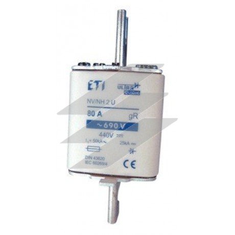 Запобіжник S2UQU 110 3 15A 690V хар-ка aR (50kA), ETI
