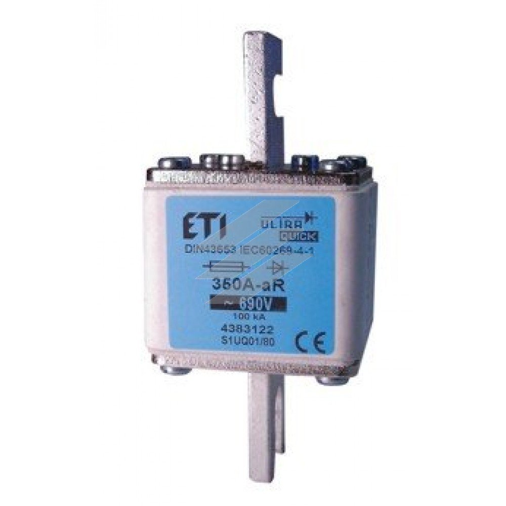 Запобіжник NHS3 UQ01 /8/1250A 690V хар-ка aR (200kA), ETI