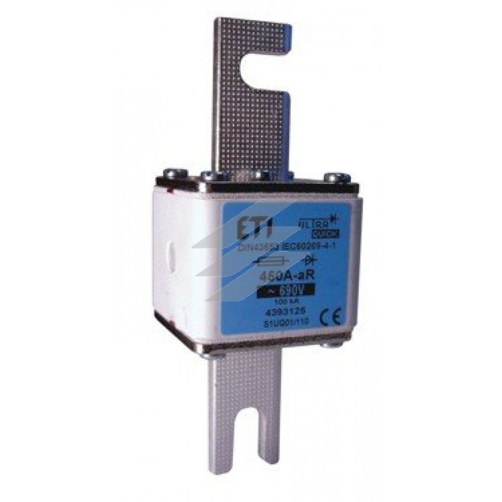 Запобіжник NHS3 UQ01 110 1250A 690V характеристика aR (200kA), ETI