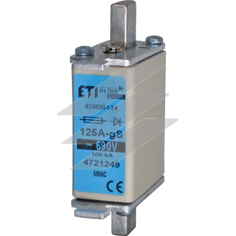 Запобіжник M000/80A 690V-gS (100kA), ETI