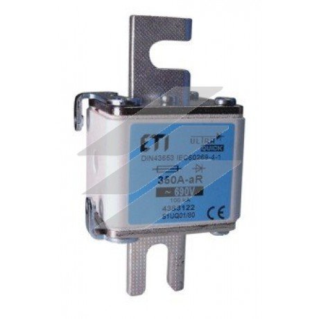 Запобіжник NHS1 UQ01 /80/500A 690V хар-ка aR (200kA), ETI