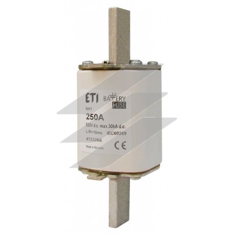 Плавка вставка (запобіжник ножевий) типу NH-3 Battery 425A 550V DC, ETI