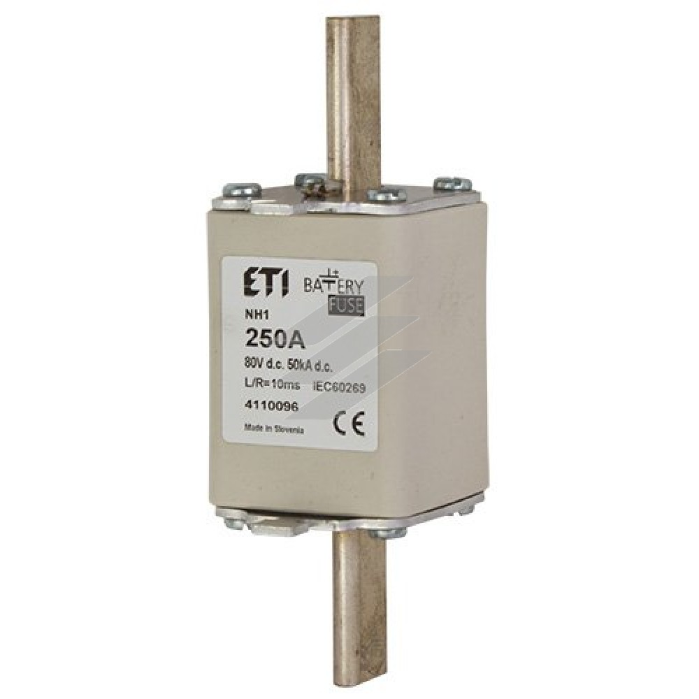 Плавка вставка (запобіжник ножевий) типу NH-1 Battery 200A 80V DC, ETI