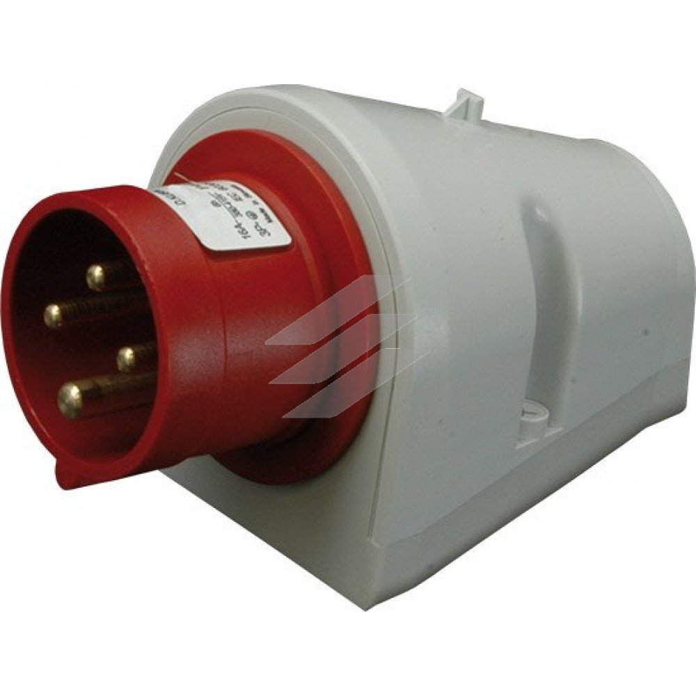 Вилка настінна EP-1632 IP44 (16A, 230V, 2P+PE), ETI