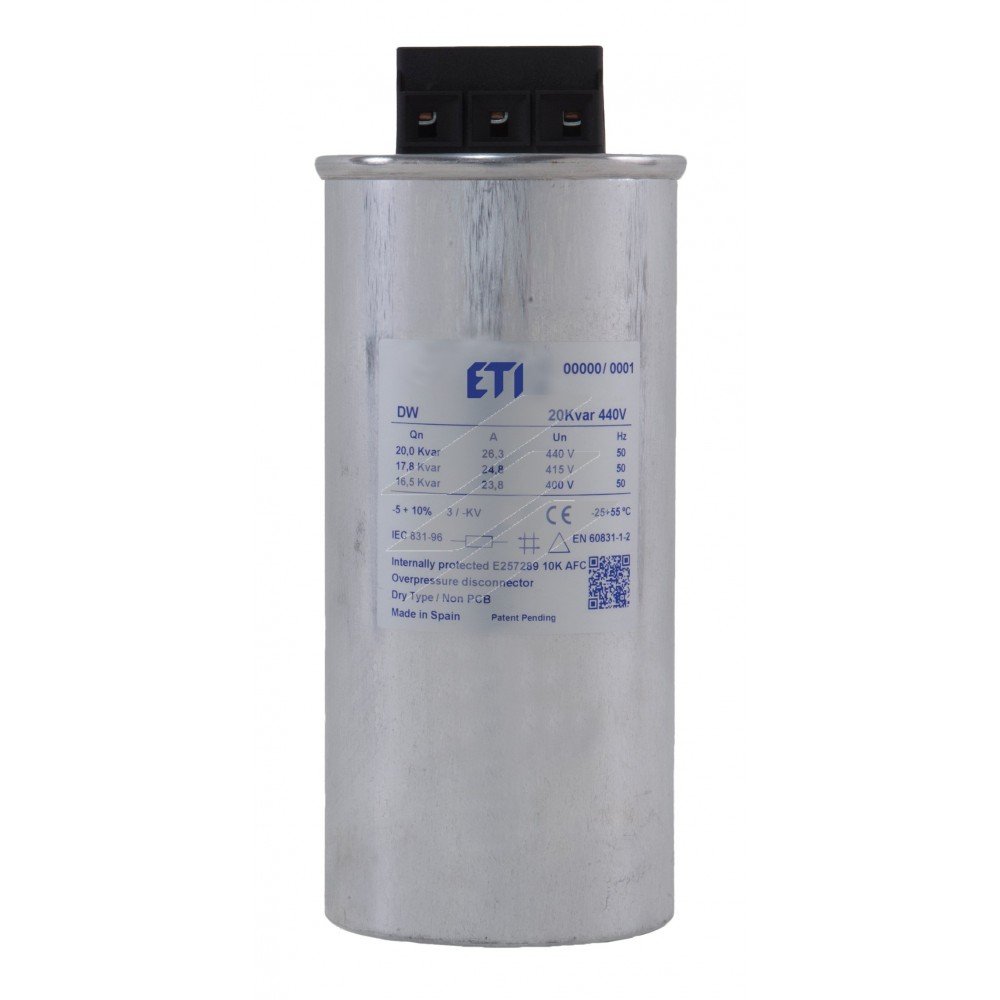 Конденсаторна батарея LPC-DW 400V 20 kVAr, ETI