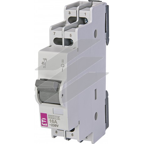 Перемикач SSG 116 1p 16A (1-0-2) ETI