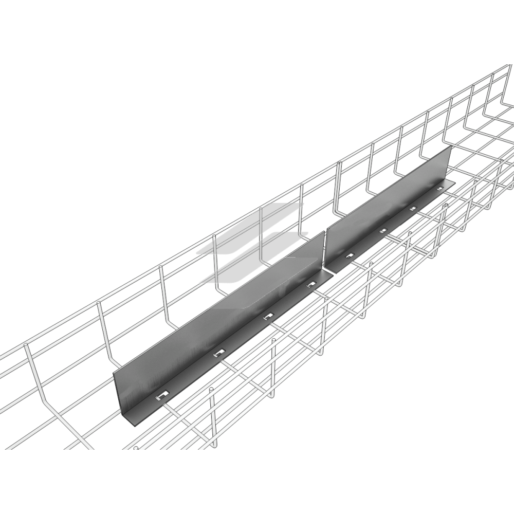 Роздільна планка для дротяного лотка, H=100мм, гаряче-оцинкована, Flexel