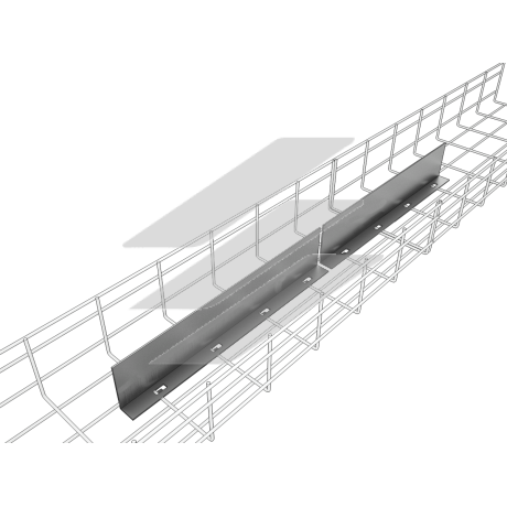 Роздільна планка для дротяного лотка, H=100мм, гаряче-оцинкована, Flexel