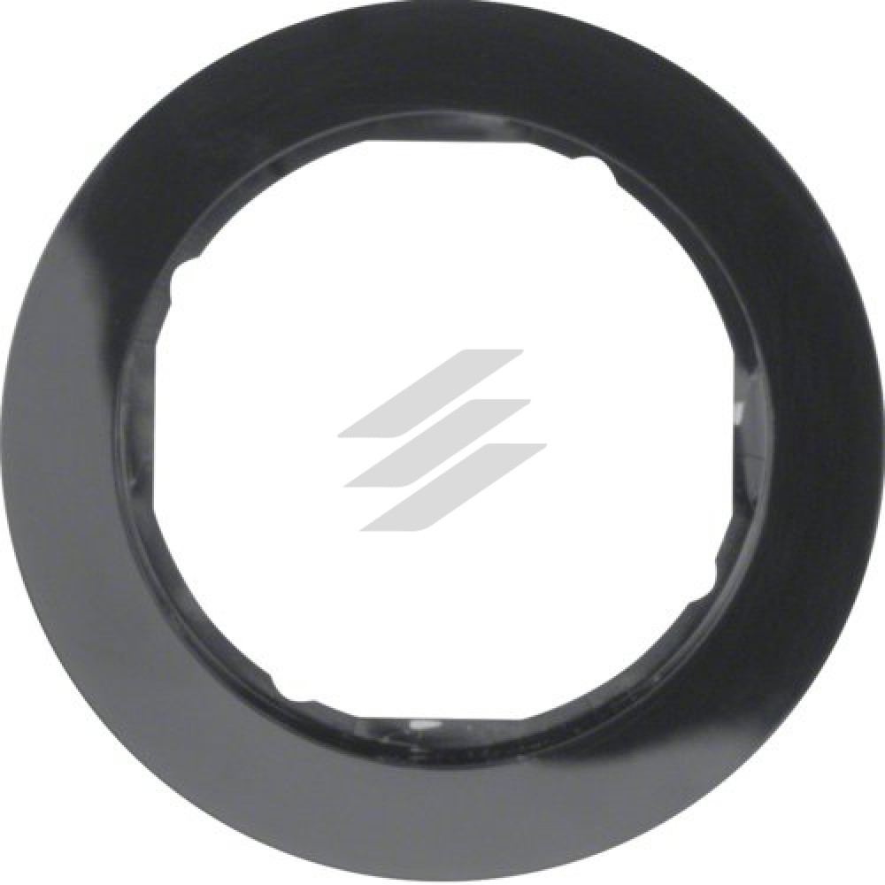 Рамка 1 постова пластик/чорна, R.Classic, Hager