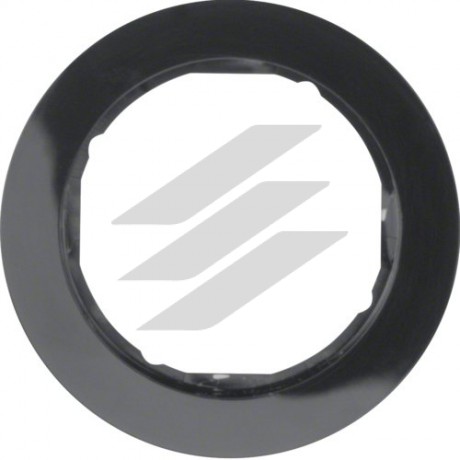 Рамка 1 постова пластик/чорна, R.Classic, Hager