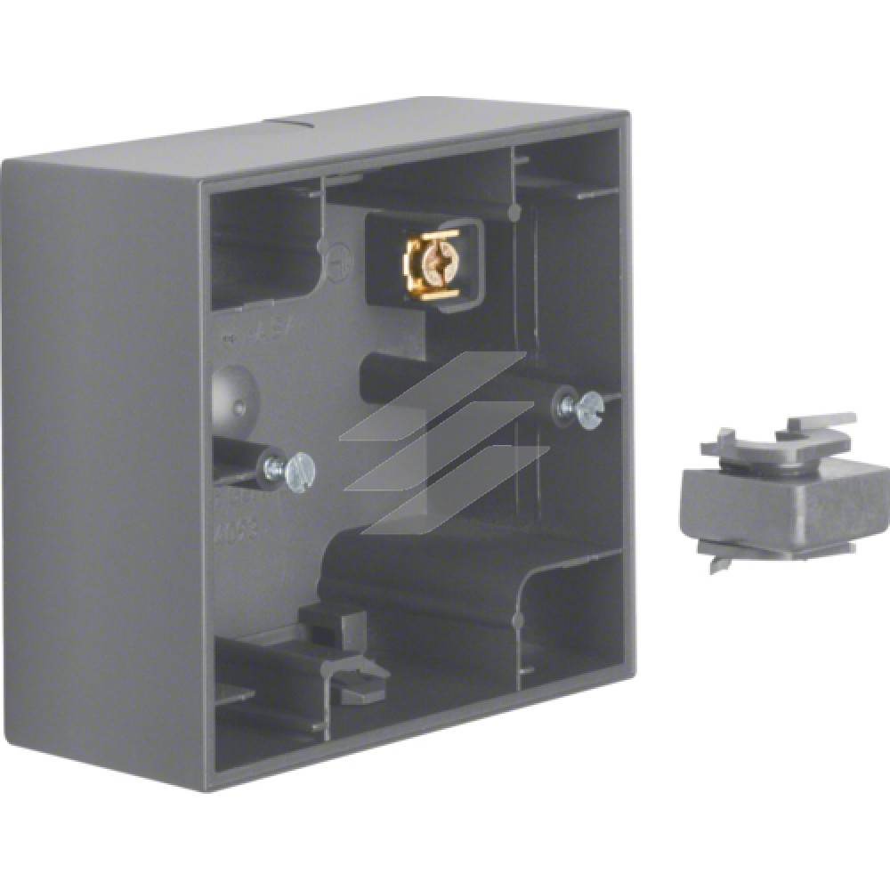 Коробка накладного монтажу, 1Х антрацит, K.1, Hager