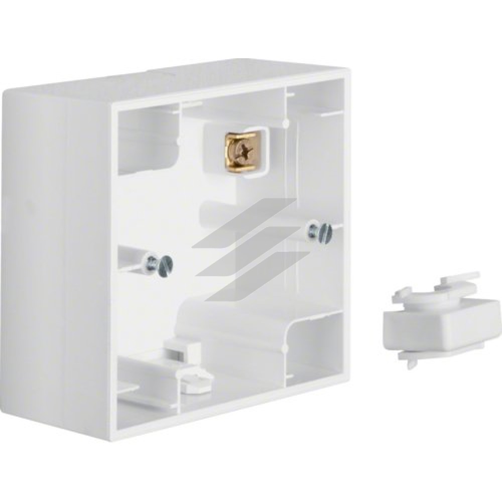 Коробка накладного монтажу, 1Х полярна білизна, K.1, Hager