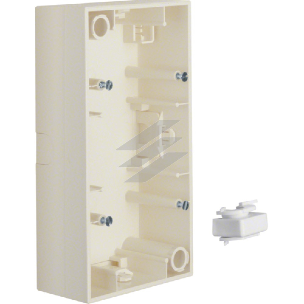 Коробка накладного монтажу, 2Х біла S.1, Hager