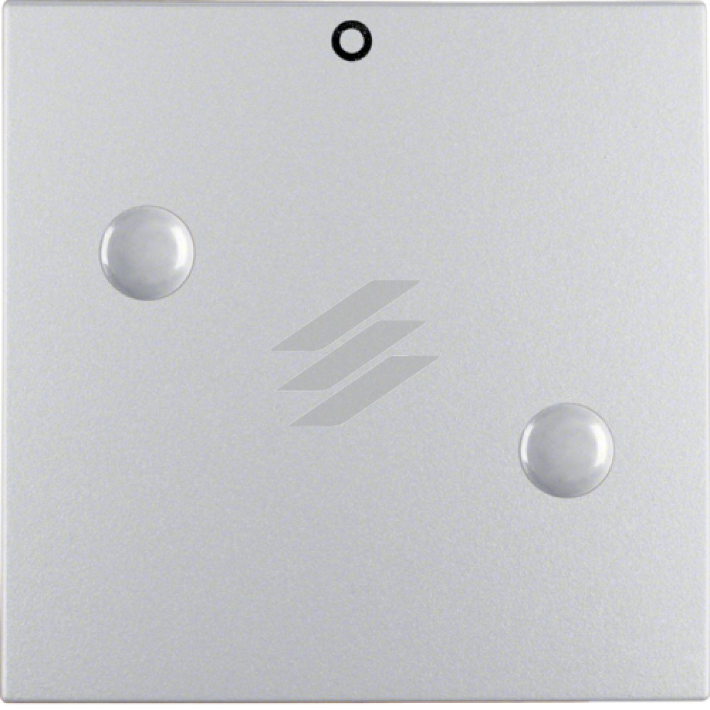 Клавіша 1Х зі знком 0, прикручується, алюміній S.1, Hager