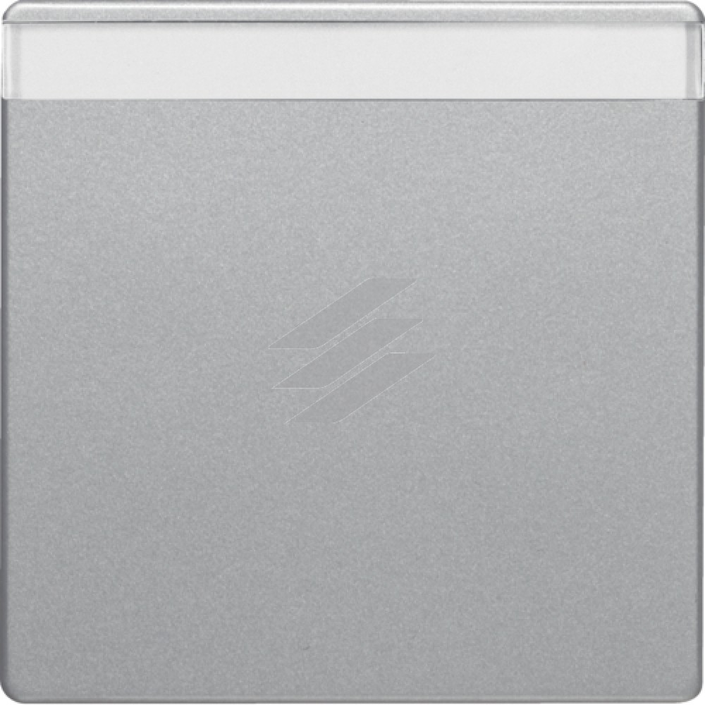 Клавіша 1Х з полем для надпису, алюміній, Q.х, Hager