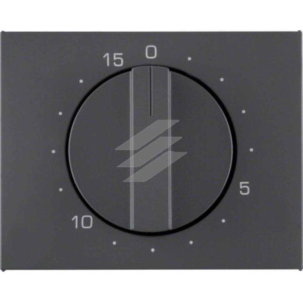 Накладка для механічних таймерів 0-15хв., антрацит, K.1, Hager